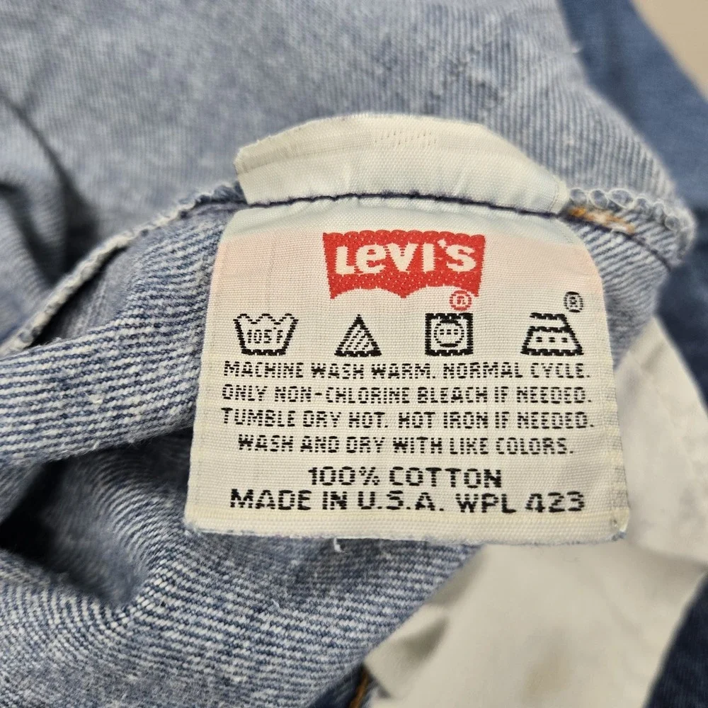 VINTAGE Levi's 501 Men Jeans 36X30 Blue Denim Original Fit Straight Leg USA READ